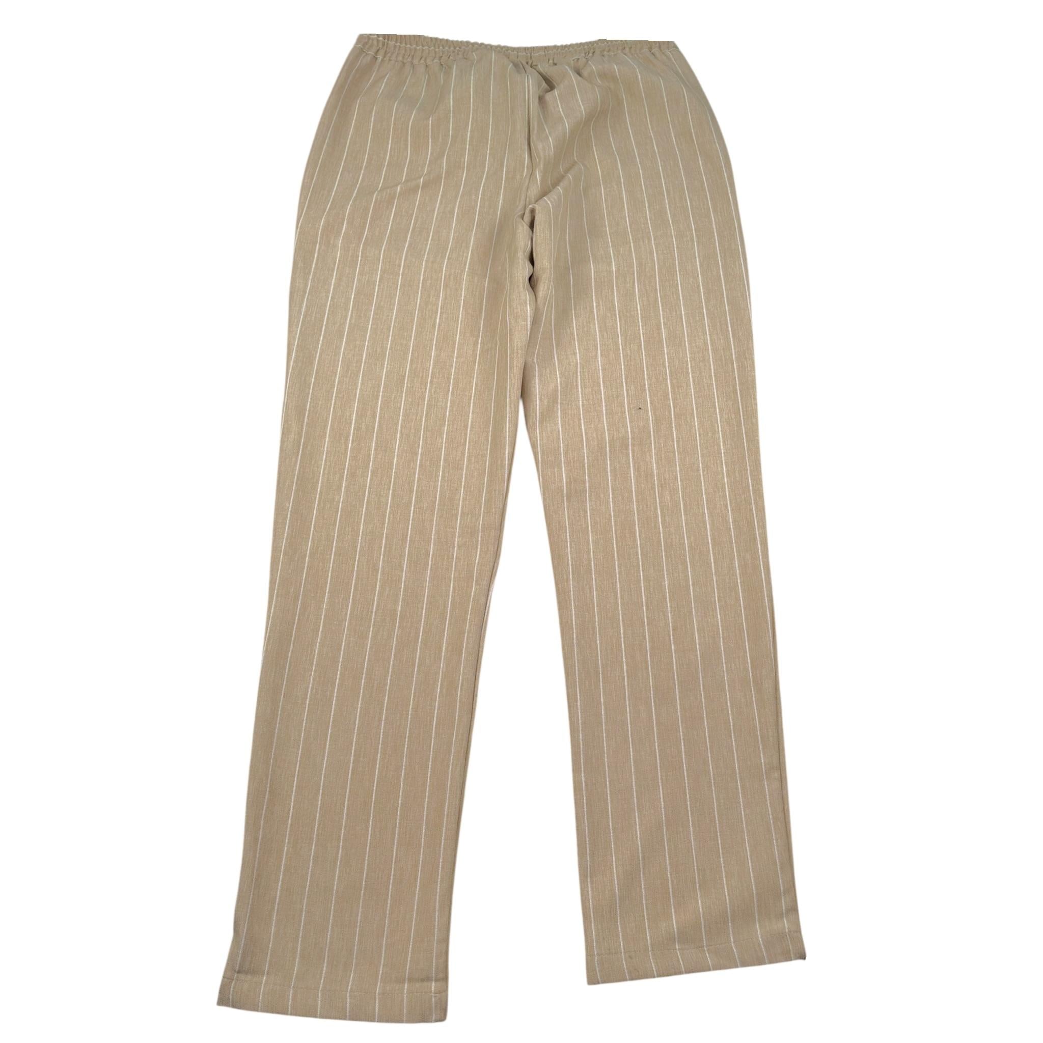 Daniele Alessandrini Pantalone tinta unita con Fantasia A Righe Beige per Bambino 1235P00165 BEIGE DANIELE ALESSANDRINI 