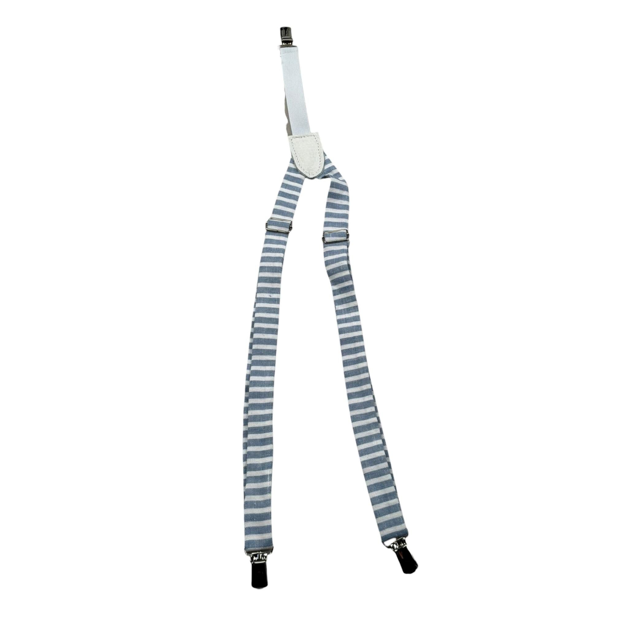 Aletta Bretelle Fantasia A Righe Azzurro per Neonato MP22055 AZZURRO ALETTA 