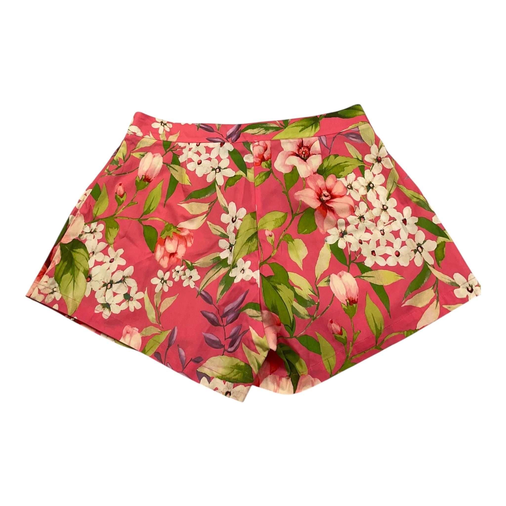 Twinset Short Tinta Unita con Fantasia Fiori per Bambina 231GJ2146 ROSA TWINSET 