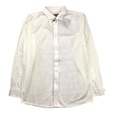 Dan John Camicia Manica Lunga Tinta Unita Bianco Per Bambino