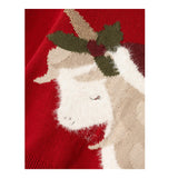 NAME IT maglia girocollo tinta unita con ricami Rosso per Bambina 13222180J ROSSO NAME IT 