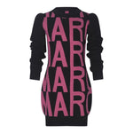 MARC ELLIS abito tinta unita con stampa mezzo collo Nero per Bambina JMJDR00110XX NERO MARC ELLIS 