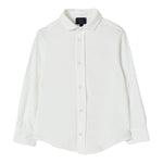Fay Camicia Tinta Unita Manica Lunga per Bambino FW5Q20 BIANCO FAY 