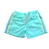 Saint Barth Costume Tinta Unita  per Bambino FORMENTERAFME VERDE ACQUA SAINT BARTH 