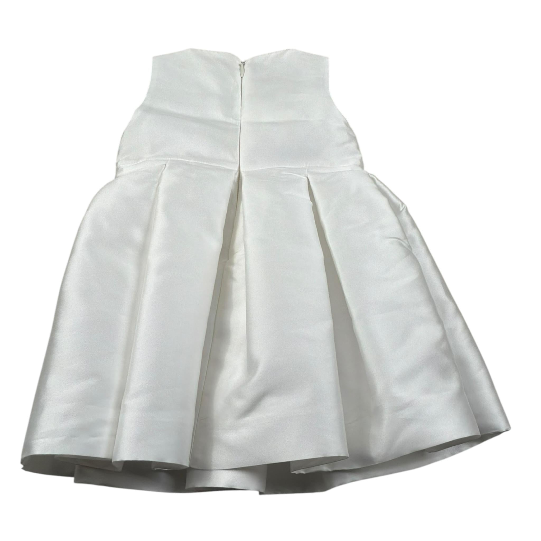 La Stupenderia Abito Giromanica Tinta Unita per Neonata CBAB62X BIANCO LA STUPENDERIA 