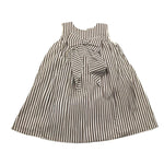 Little Bear Abito Giromanica Tinta Unita Fantasia A Righe per Bambina 8209 BIANCO LITTLE BEAR 