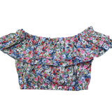 Monnalisa Top Mezza Manica Stampa Fantasia Floreale per Bambina 419301 MULTICOLOR MONNALISA 