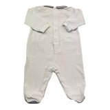 Lalalu' Tutina Manica Lunga Tinta Unita per Neonato TJL03P BIANCO LALALU' 