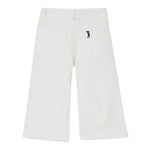 Liu Jo Jeans Tinta Unita Modello Palazzo per Bambina KA5047 BIANCO LIU JO 