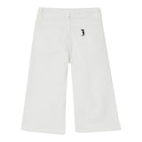 Liu Jo Jeans Tinta Unita Modello Palazzo per Bambina KA5047 BIANCO LIU JO 