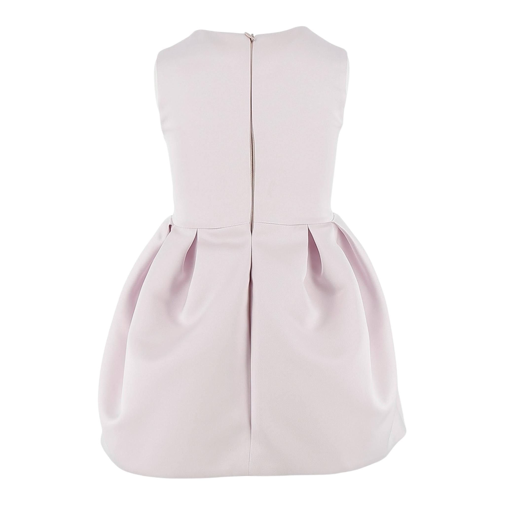 Elisabetta Franchi Abito Tinta Unita con Brillantini E Trasparenze per Bambina EFAB579 LILLA ELISABETTA FRANCHI 