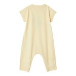 Burberry Pagliaccetto Girocollo Tinta Unita con Stampa per Neonato 8104524 PAGLIA BURBERRY 