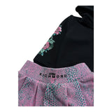 John Richmond Completo 2 Pezzi Felpa-Gonna Bicolore per Neonata RIP26058CF NERO/ROSA JOHN RICHMOND 