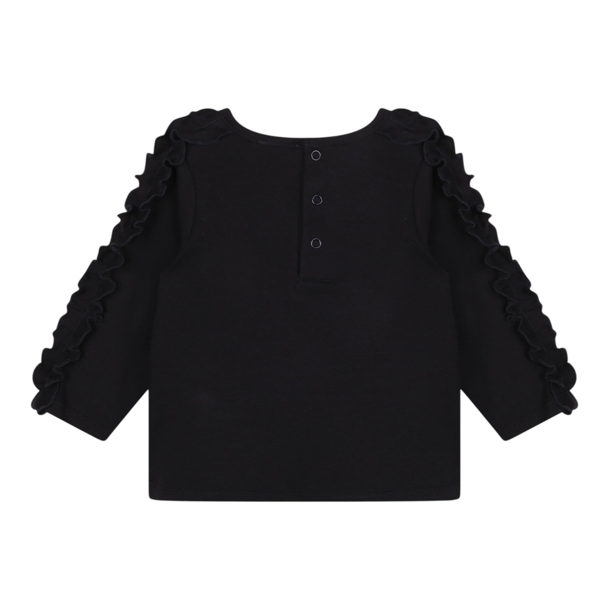 MICHAEL KORS shirt girocollo tinta unita Blu per Bambina Y05305 BLU MICHAEL KORS 