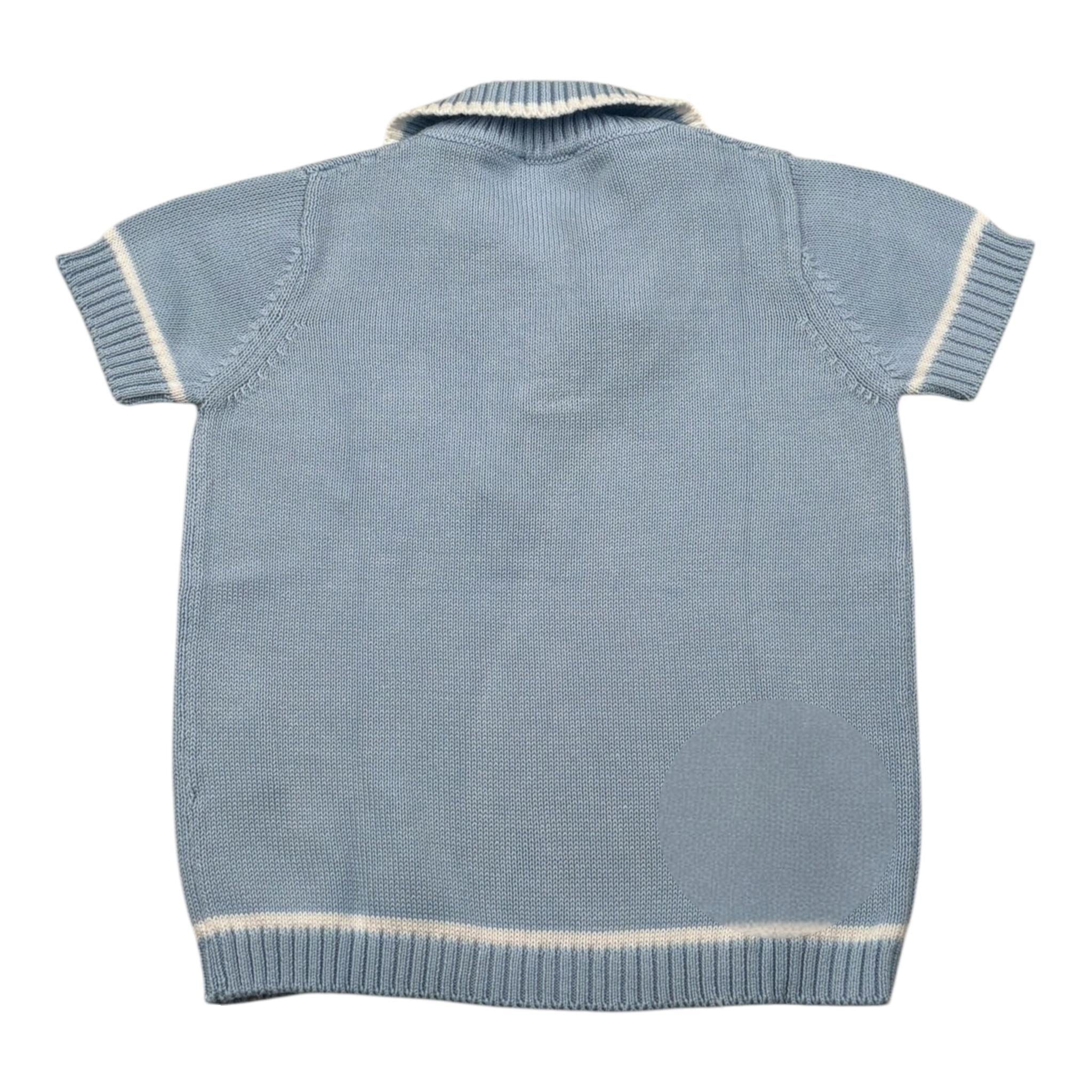 J.O. Milano Polo Mezza Manica Tinta Unita per Neonato 576Z6 AZZURRO J.O. MILANO 