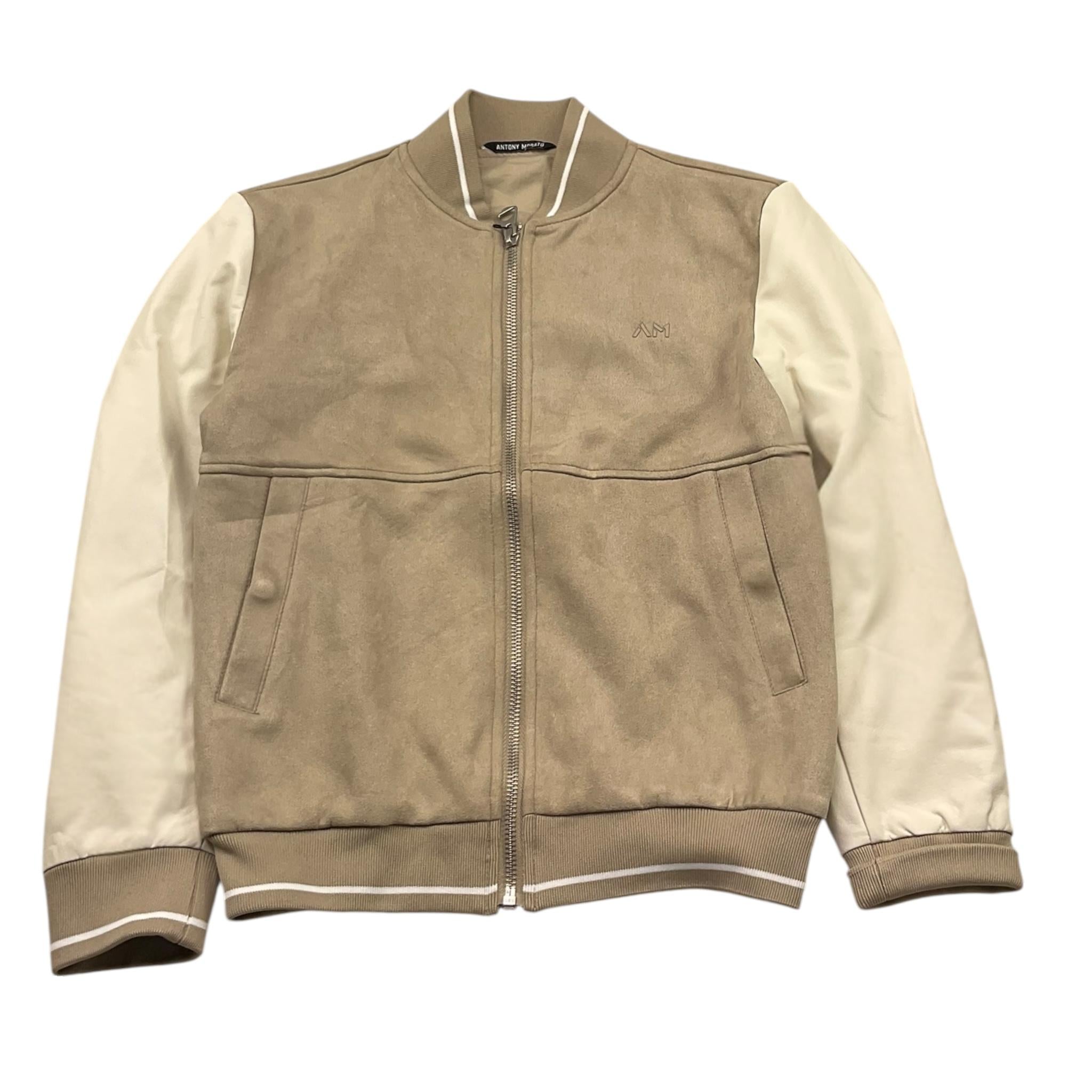 Antony Morato Felpa con Zip Tinta Unita con Maniche In Contrasto per Bambino MKFL00515 BEIGE ANTONY MORATO 