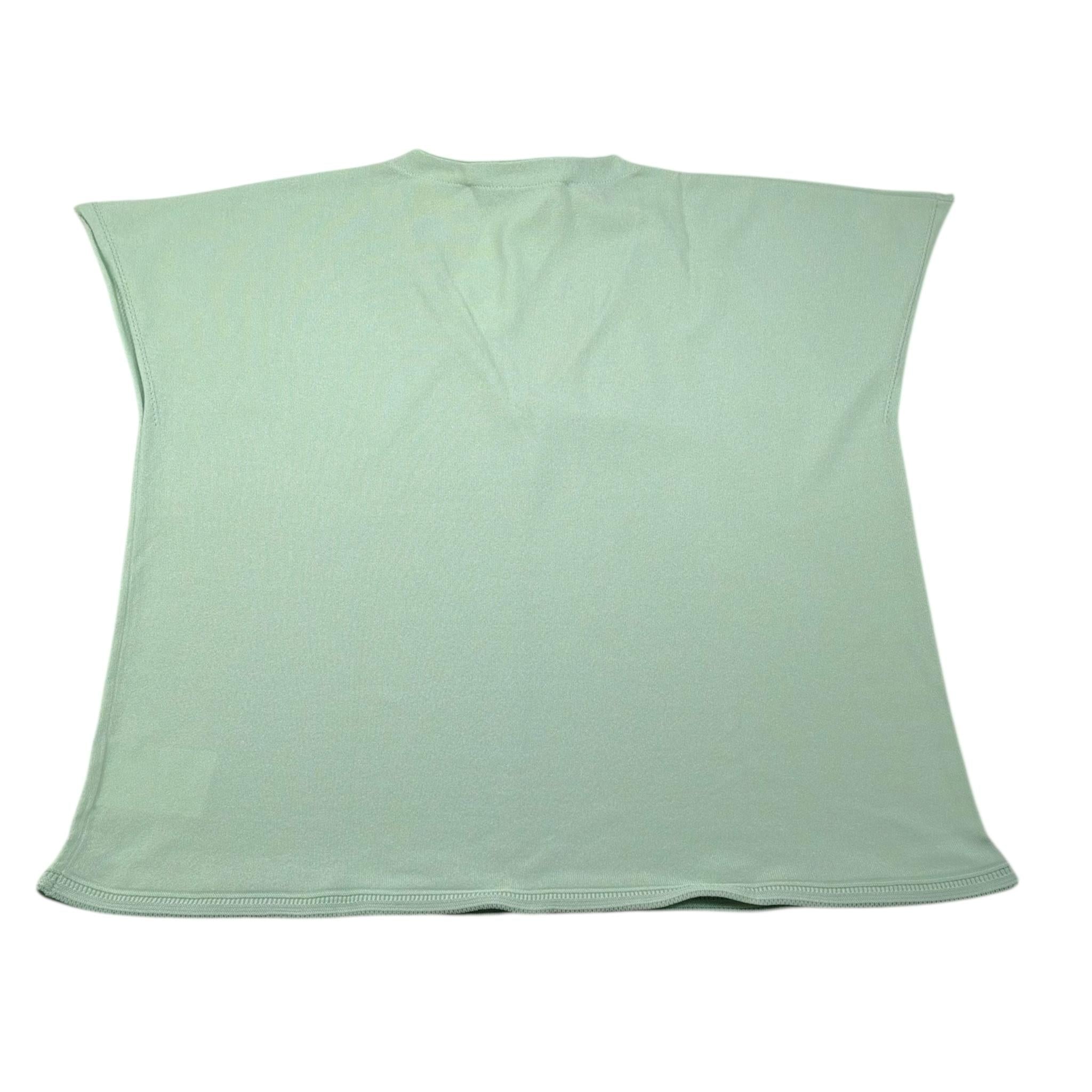 Nera 20.52 T-Shirt Tinta Unita Scollo A V per Bambina N15455 VERDE ACQUA NERA 20.52 