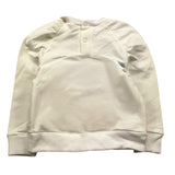 JANICE felpa chiusa girocollo tinta unta Panna per Neonata JN629N PANNA JANICE 