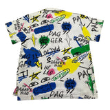 Cesare Paciotti Camicia Mezza Manica Tinta Unita Stampe per Bambino CMP5101BJ BIANCO CESARE PACIOTTI 