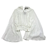 Relish Camicia Tinta Unita Con Manica Larga Bianco Per Bambina