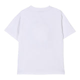 Moschino T-Shirt Tinta Unita con Stampa per Bambina HSM050 BIANCO MOSCHINO 