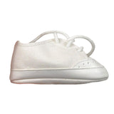 Babyvip Scarpina Tinta Unita con Lacci per Neonato T1604 BIANCO BABYVIP 