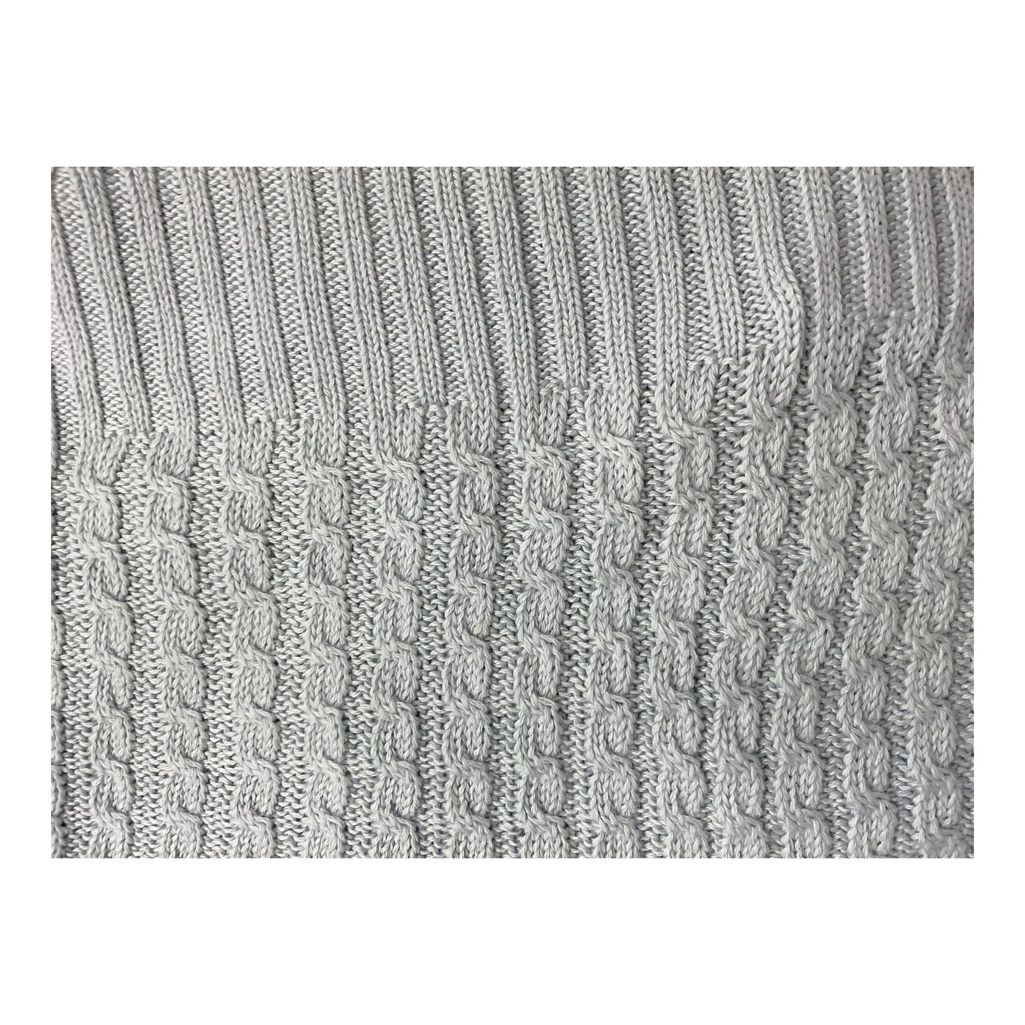 WEDOBLE coperta tinta unita con ricami Azzurro per Neonato V2306306A AZZURRO WEDOBLE 