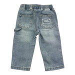 Daniele Alessandrini Jeans Tinta Unita con Elastico In Vita per Neonato 1295PD00171 AZZURRO DANIELE ALESSANDRINI 