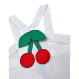 Piccola Ludo Top Tinta Unita con Applicazione per Bambina BF9WB077 BIANCO PICCOLA LUDO 