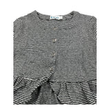 LALALU' cardigan tinta unita Bianco/nero per Bambina MFL170NBJ BIANCO/NERO LALALU' 