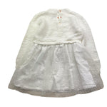 CARRE'MENT BEAU abito tinta unita con tulle  Bianco per Bambina Y30197 BIANCO CARRE'MENT BEAU 