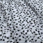 Caffe' D'Orzo Abito Tinta Unita con Fantasia per Bambina ZW1A82M0063 BIANCO CAFFE' D'ORZO 