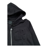John Richmond Felpa con Zip E Cappuccio Tinta Unita per Neonato RIP26027FE NERO JOHN RICHMOND 