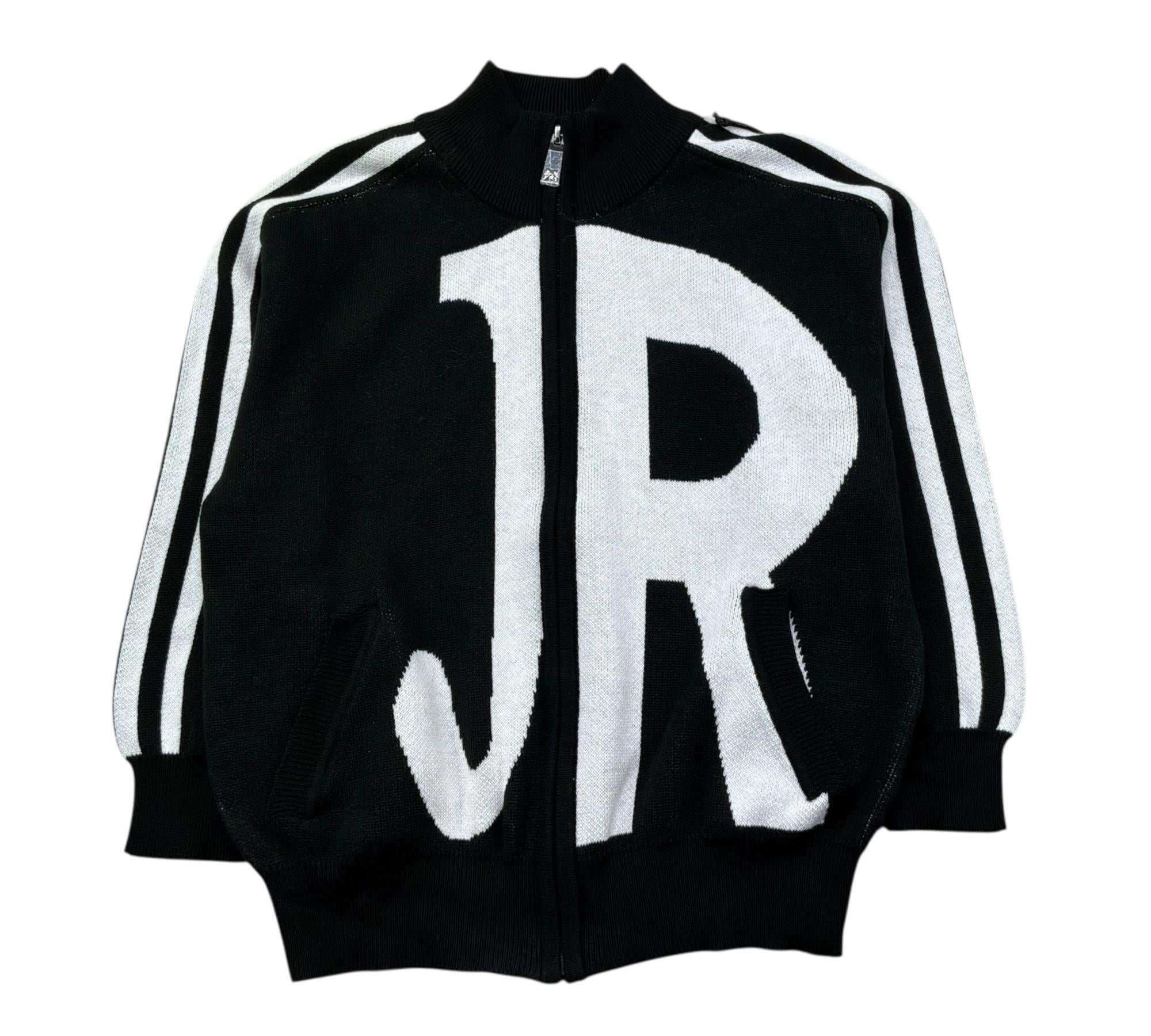 John Richmond Cardigan Tinta Unita con Zip E Logo per Bambino RBP26218CD NERO JOHN RICHMOND 