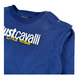 Just Cavalli Completo 2 Pezzi Felpa-Pantalone Tinta Unita per Neonato JIP26048CF BLU JUST CAVALLI 