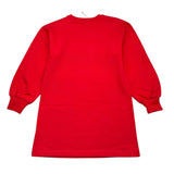 MOSCHINO abito tinta unita modello felpa con logo Rosso per Bambina HDV0GY ROSSO MOSCHINO 