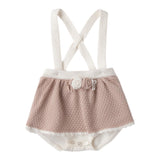 Mini Banda Completo 3 Pezzi Cardigan-Coulotte-Shirts per Neonata 3B748 BEIGE MINI BANDA 