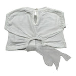 M+E' T-Shirt Girocollo tinta unita con Brillantini Bianco per Bambina UE1821J BIANCO M+E' 