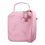 MONNALISA borsa tinta unita con stampa barbie Rosa per Bambina 19D026 ROSA MONNALISA 