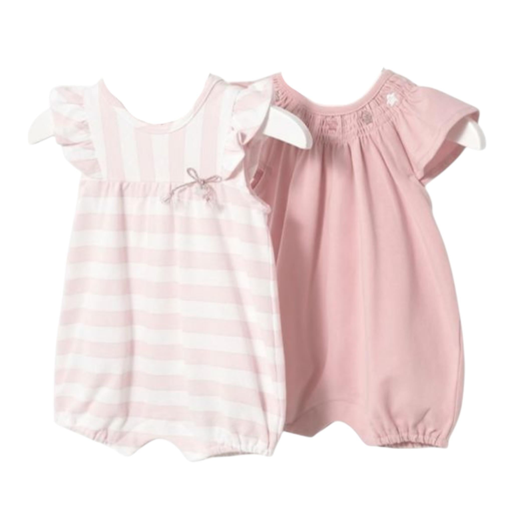 Mayoral Set 2 Pagliaccetti Bicolore per Neonata 1749XX ROSA/PANNA MAYORAL 