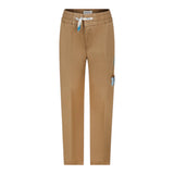 Lanvin Pantalone Tinta Unita Con Elastico In Vita Cammello Per Bambino
