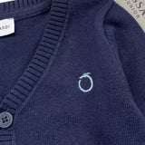 Bikkembergs Cardigan Tinta Unita con Bottoni per Bambino BK3450 BLU BiKKEMBERGS 