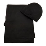 AFTER LABEL set sciarpa-cappello tinta unita Nero per Bambino 34UXSET00010 NERO AFTER LABEL 