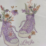 Liu Jo Completo 2 Pezzi T-Shirt-Leggins per Bambina KA5096 BIANCO/LILLA LIU JO 