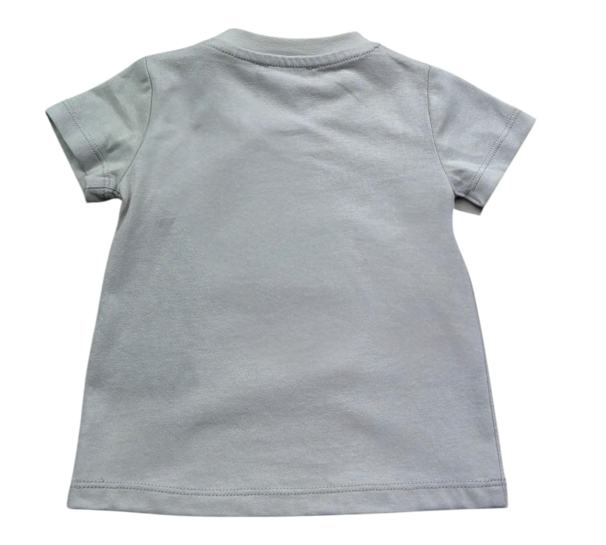 John Richmond T-Shirt Girocollo Tinta Unita con Stampa per Neonato RIP26002TS GRIGIO JOHN RICHMOND 