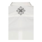 John Richmond Camicia Mezza Manica Tinta Unita con Stampa per Neonato RIP22092CA BIANCO JOHN RICHMOND 