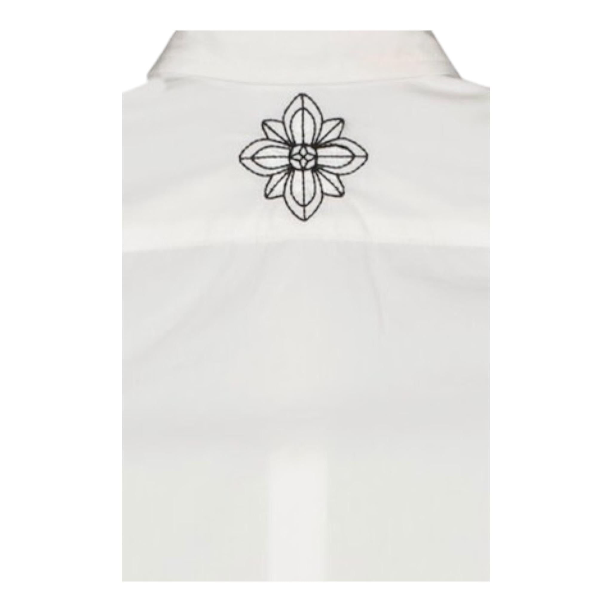 John Richmond Camicia Mezza Manica Tinta Unita con Stampa per Neonato RIP22092CA BIANCO JOHN RICHMOND 