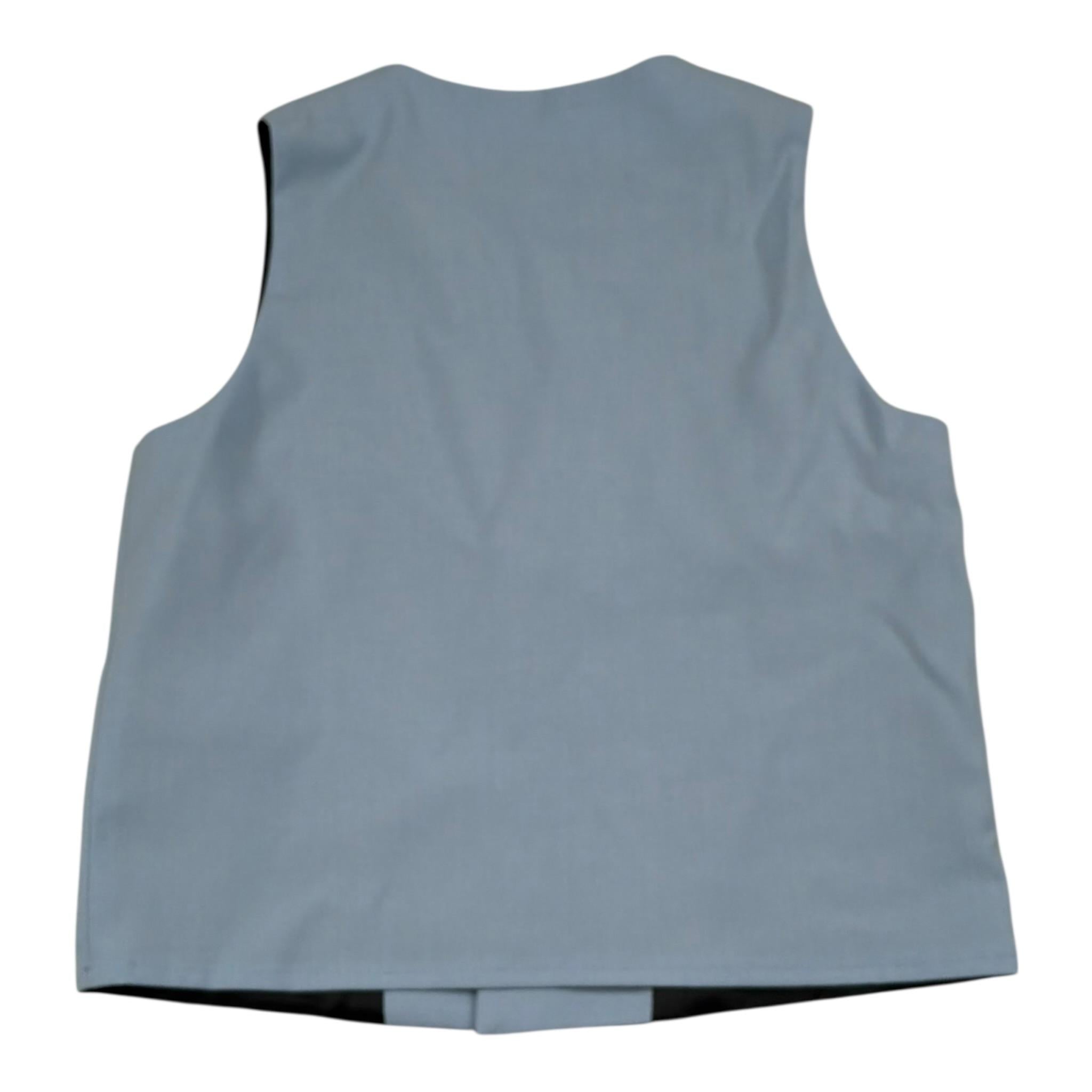 Manuel Ritz Gilet tinta unita con Bottoni Azzurro per Bambino MR2892 AZZURRO MANUEL RITZ 