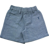 Trussardi Bermuda Tinta Unita con Elastico In Vita per Neonato TIP26039BE BLU TRUSSARDI 