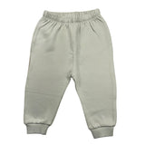 YATSI BABY completo 3pz felpa-shirt-pantalone tinta unita con elastico in vita Verde per Neonato 24433550 VERDE YATSI BABY 